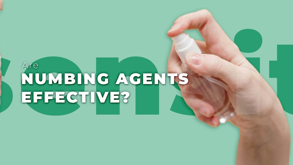 Are numbing agents effective