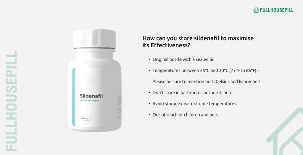 Does Sildenafil (Viagra) Expire? Shelf Life, Storage & Safety Guide 4 sildenafil storeage instructuons