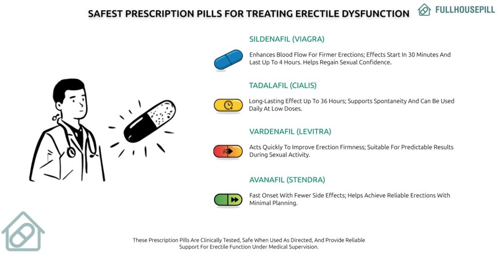 Natural and Home Remedies to Treat Impotence or Erectile Dysfunction (ED) 6 Safest Prescription Pills for Treating Erectile Dysfunction